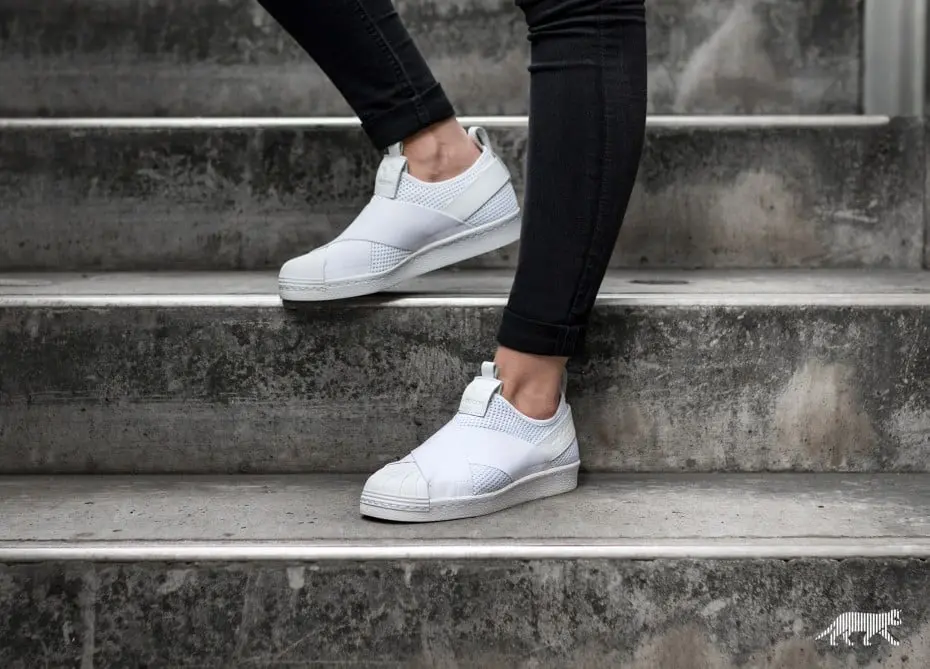Giày Adidas Superstar Slip On 'Core White' S81338 - Ảnh 3