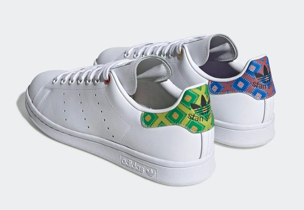 Giày Adidas Stan Smith 'White Aztec' FW3273 - Ảnh 4