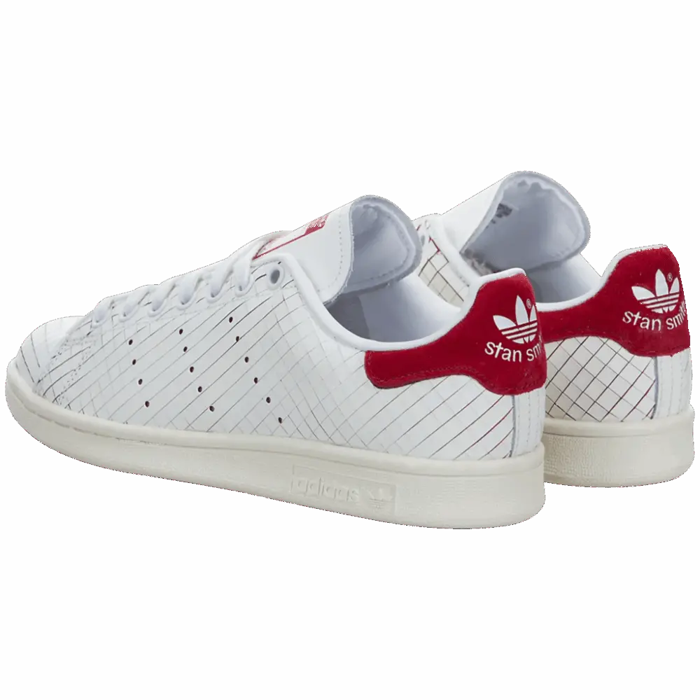 Giày Adidas Stan Smith 'Sliced White Red' S32258 - Ảnh 3