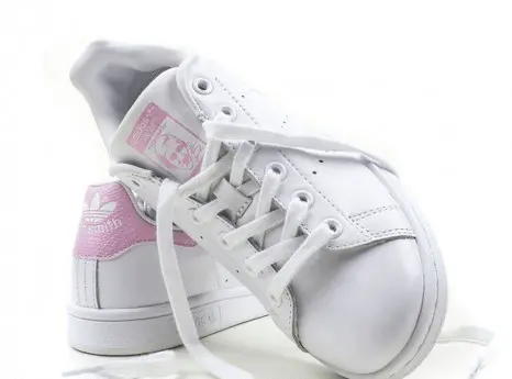 Alternative view of Giày Adidas Stan Smith Pink White BA9858