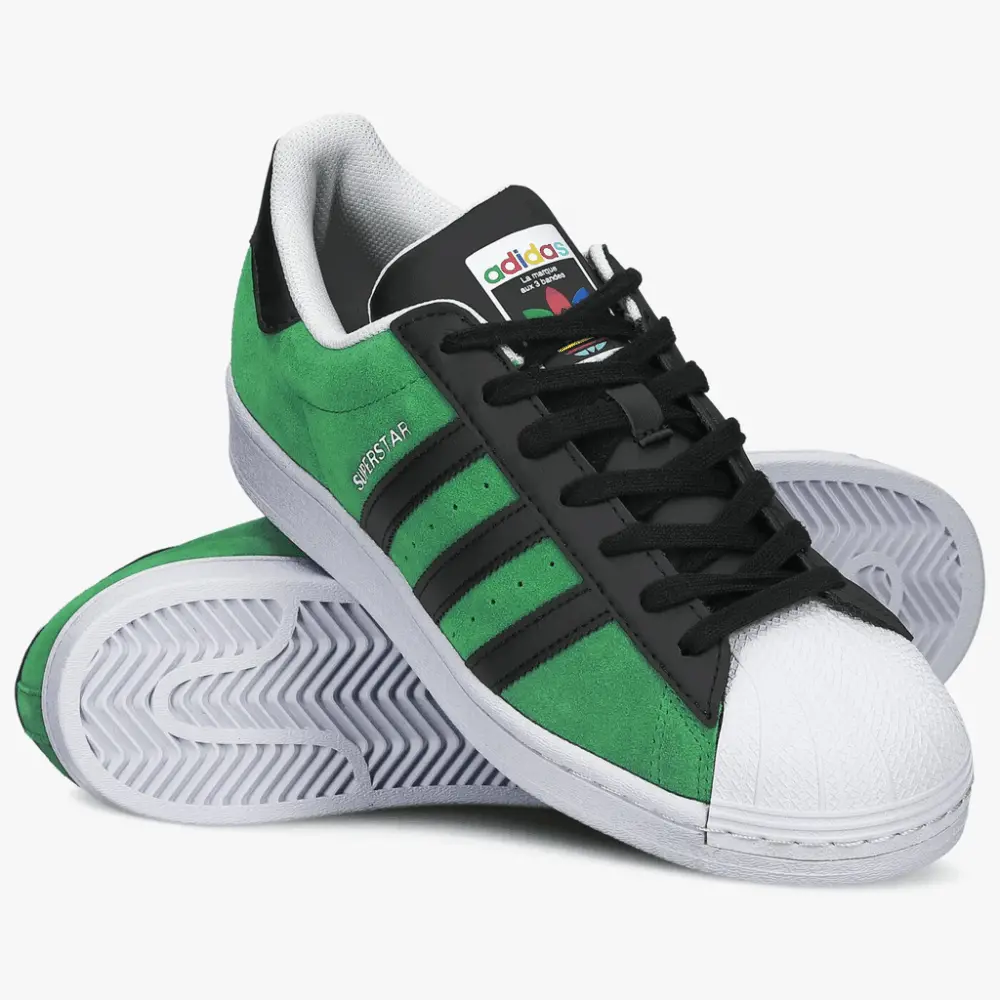 Giày Adidas Superstar 'Green Core Black' FW7844 - Ảnh 3