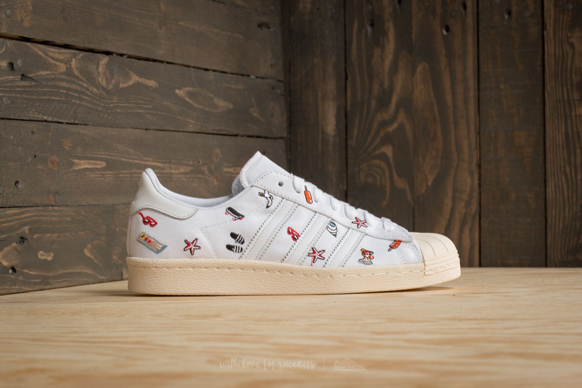 Giày Adidas Superstar 80S W 'Summer Beach' BZ0650 - Ảnh 6