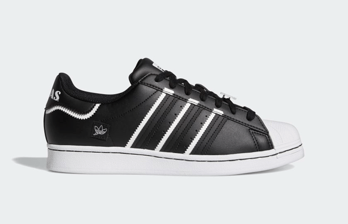 Giày Adidas Superstar 'Black White' GX5257 - Ảnh 2