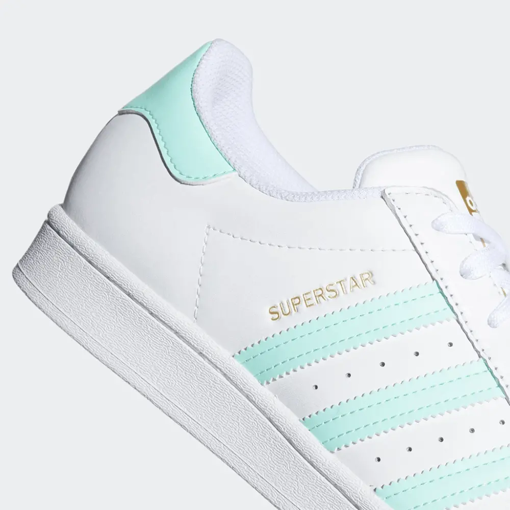 Alternative view of Giày Adidas Superstar 'White Clear Mint' GX2538