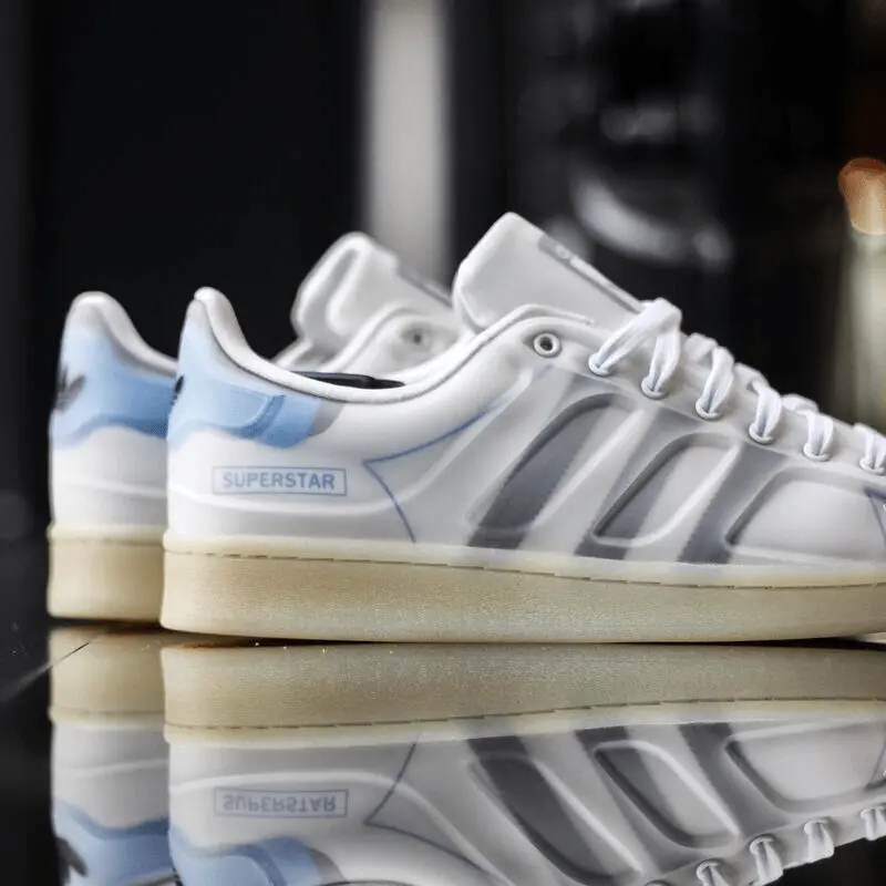 Alternative view of Giày Adidas Superstar Future Shell 'White Blue' FX5551