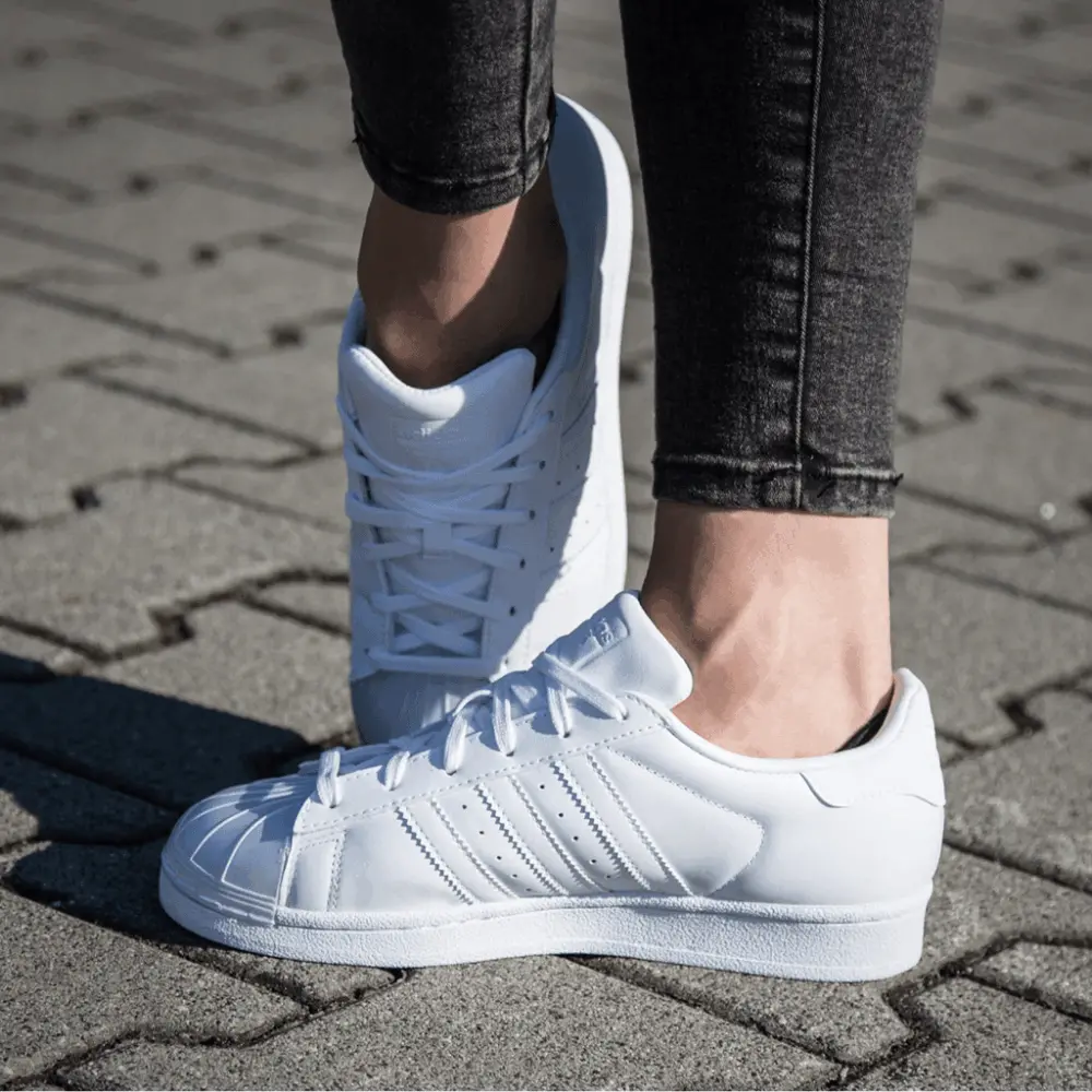 Giày Adidas Superstar White Glossy Toe BB0683 - Ảnh 5
