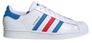 Giày Adidas Superstar 'White Red TrueBlue' H68095
