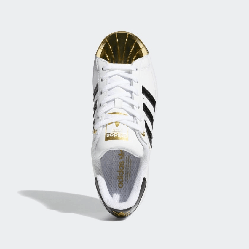 Giày Adidas SuperStar Metal Toe 'White x Black x Gold' FV3310 - Ảnh 4