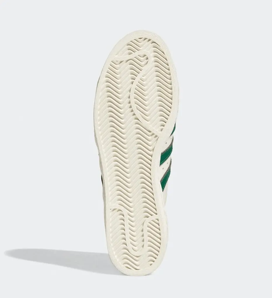 Alternative view of Giày Adidas Superstar Surfaces In Sail And Green GW6011