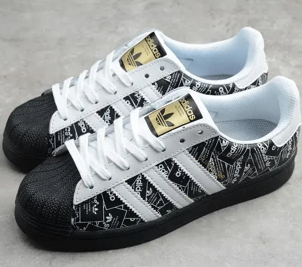 Giày Adidas Superstar 'All Over Print - Black' FV2820 - Ảnh 4