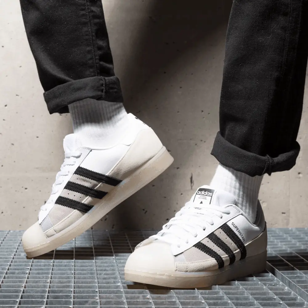 Giày Adidas Superstar White Black FX5565 - Ảnh 4
