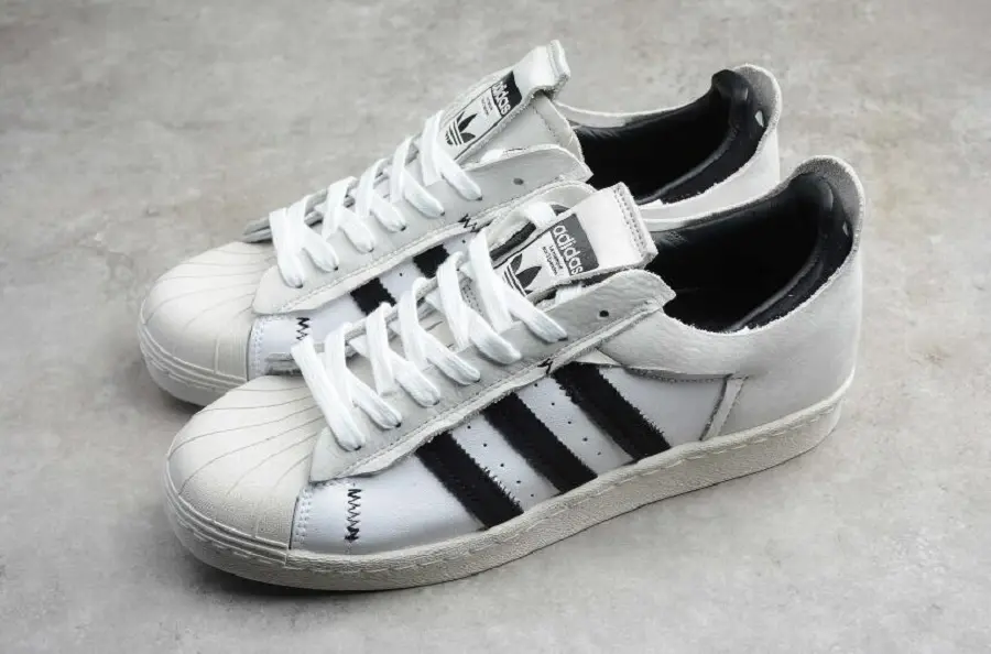 Giày Adidas Superstar WS2 Deconstructed 'Black Stripes' FV3024 - Ảnh 4