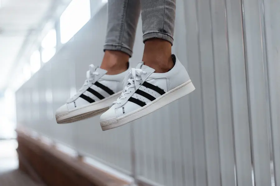 Giày Adidas Superstar WS2 Deconstructed 'Black Stripes' FV3024 - Ảnh 5