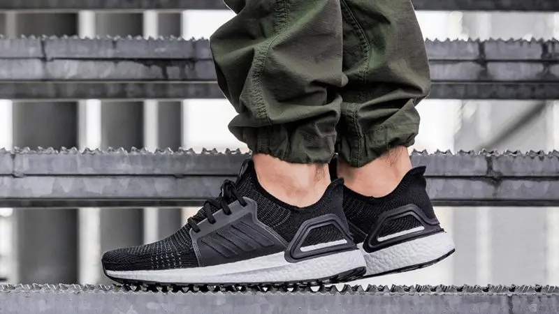 Giày Adidas Ultra Boost 2019 Core Black Grey Five G54009 - Ảnh 6