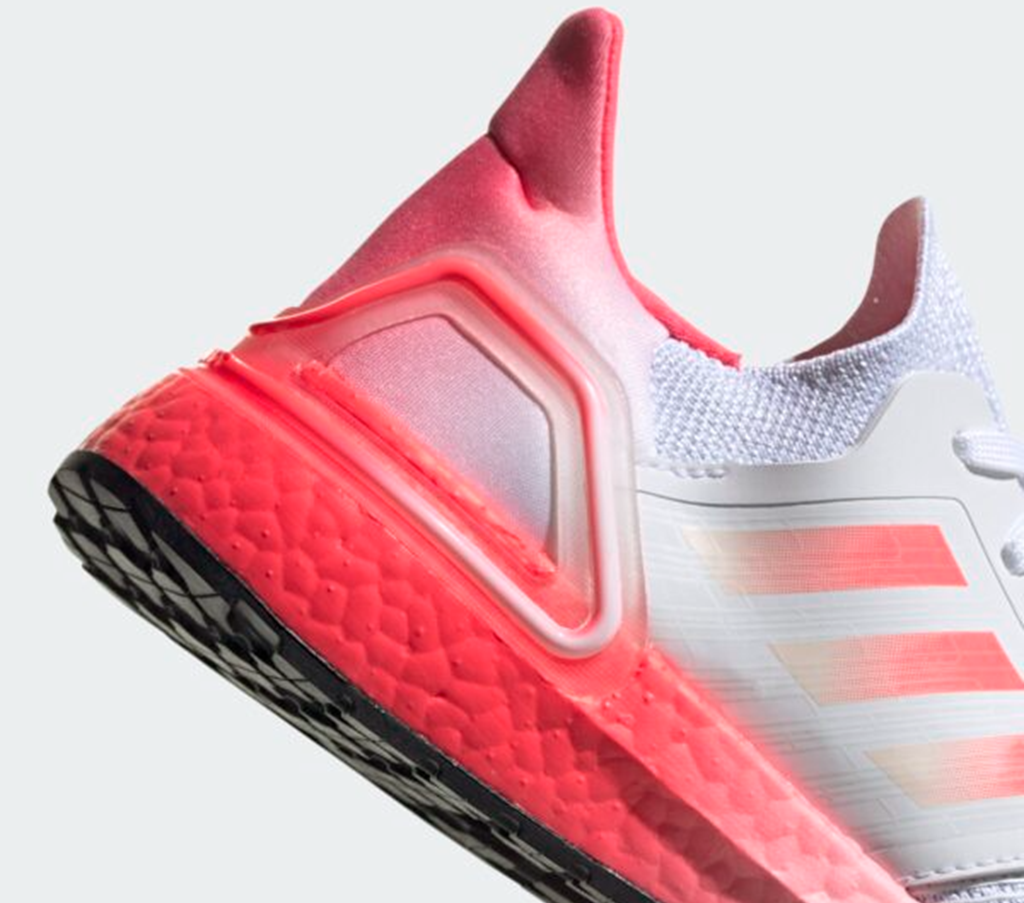 Giày Adidas UltraBoost 20 J 'White Signal Pink' FX0456 - Ảnh 4