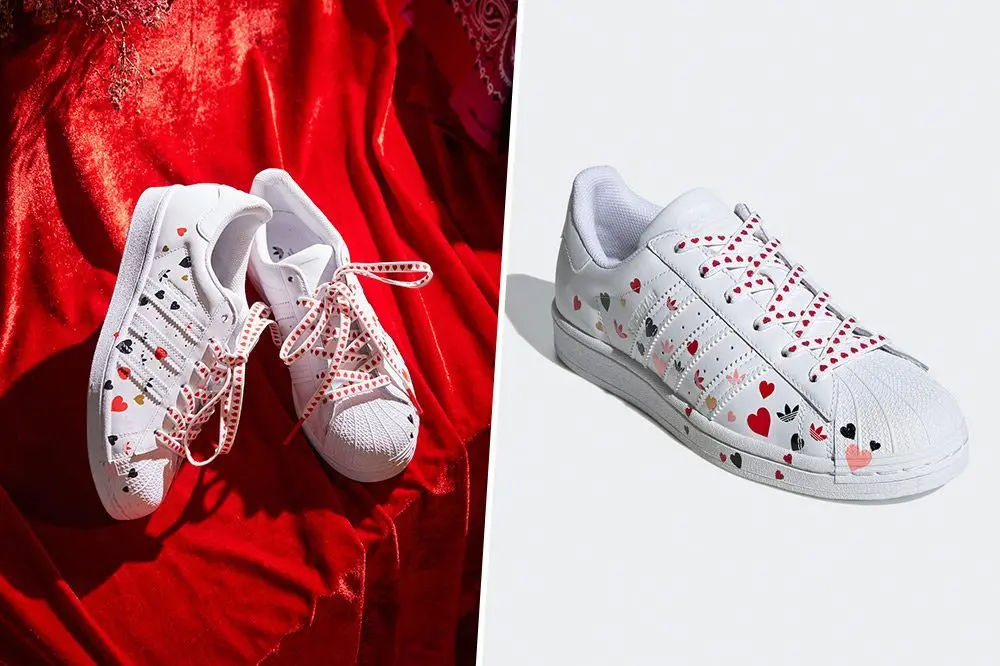 Giày Adidas Superstar Valentines Day 2020 'Splash Heart' FV3289 - Ảnh 5