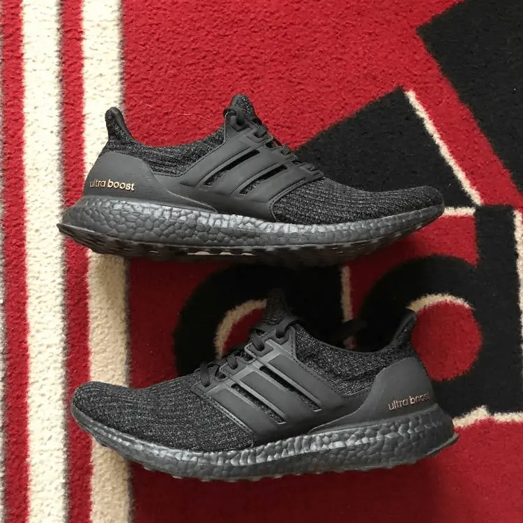 Giày Adidas Ultraboost 4.0 Triple Black Gold F36123 - Ảnh 6