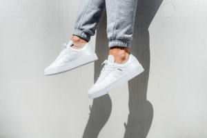 Alternative view of Giày Adidas Women's Sambarose 'Cloud White/Gold Metallic' EG5158