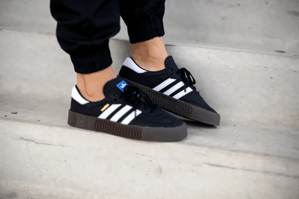 Giày Adidas Sambarose 'Black White Gum' B28156 - Ảnh 3