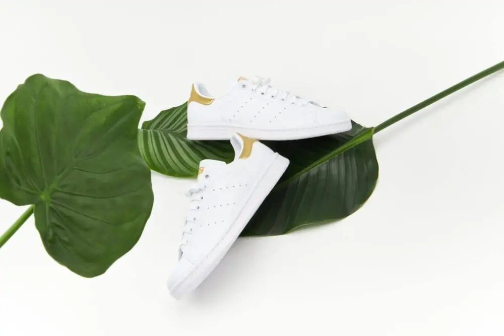 Giày Adidas Wmns Stan Smith 'White Gold Metallic' G58184 - Ảnh 4