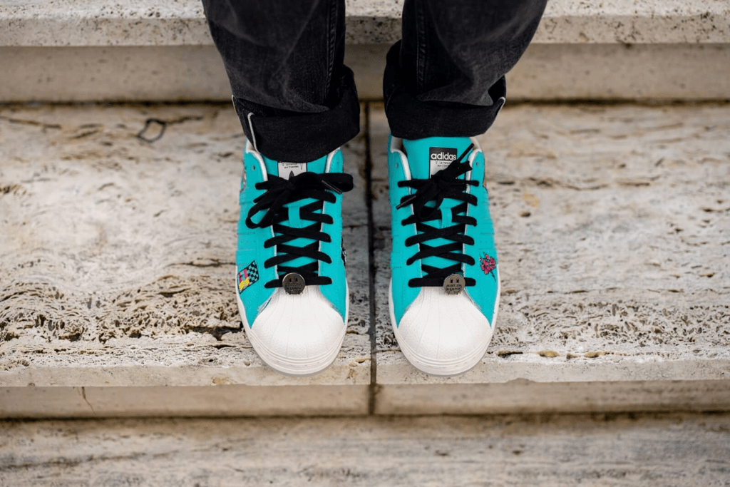 Giày Adidas Arizona x Superstar 'Have an Iced Day - Teal White' GZ2871 - Ảnh 7