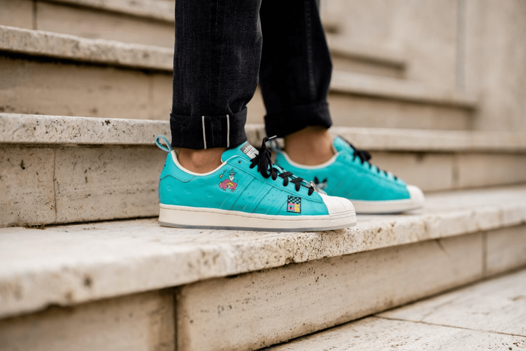 Giày Adidas Arizona x Superstar 'Have an Iced Day - Teal White' GZ2871 - Ảnh 3