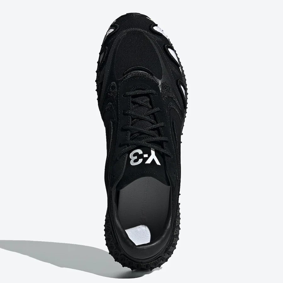 Giày Adidas Y-3 Runner 4D 'Black' FU9207 - Ảnh 6