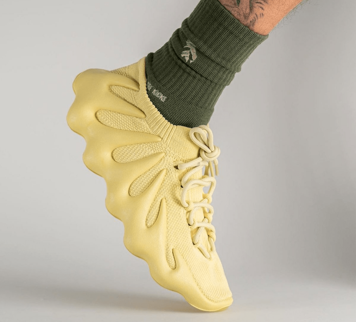 Giày Adidas yeezy 450 SULFUR 'yellow' HP5426 - Ảnh 4