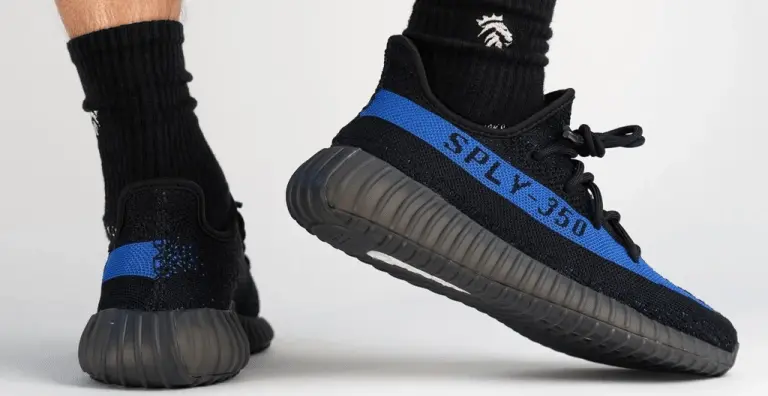 Giày Adidas Yeezy Boost 350 V2 'Dazzling Blue' GY7164 - Ảnh 4