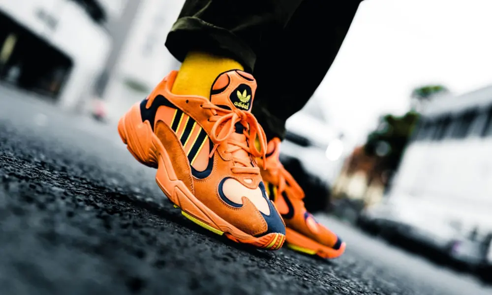 Giày Adidas YUNG-1 Orange Yellow Navy "Goku" B37613 - Ảnh 3