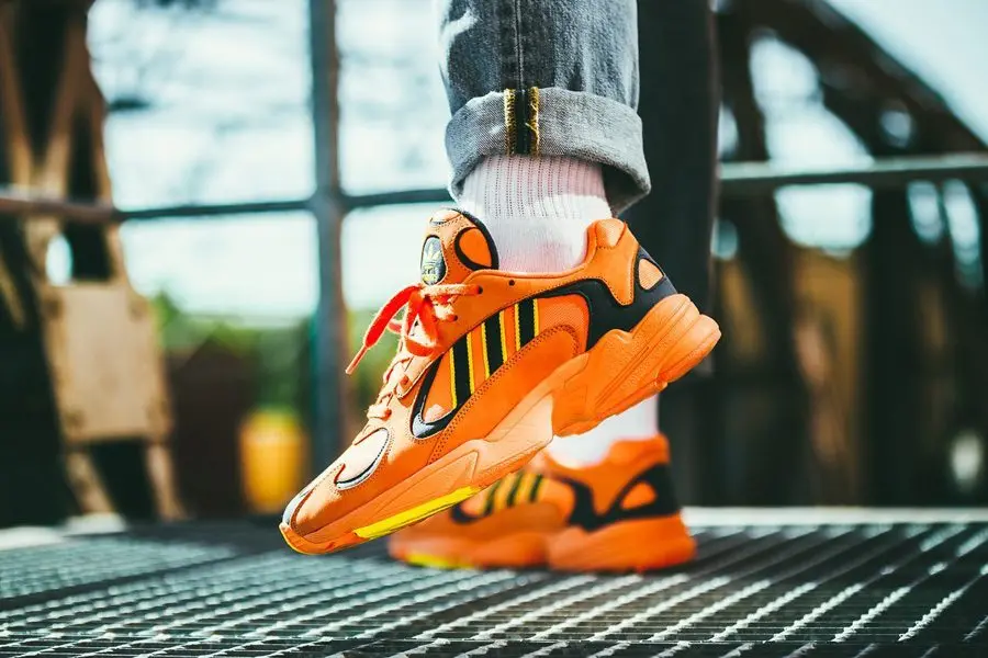 Giày Adidas YUNG-1 Orange Yellow Navy "Goku" B37613 - Ảnh 5