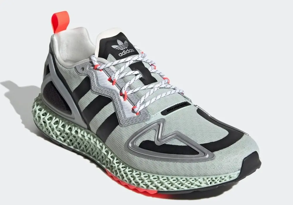 Giày Adidas ZX 2K 4D 'Faint Green' FW2003 - Ảnh 5