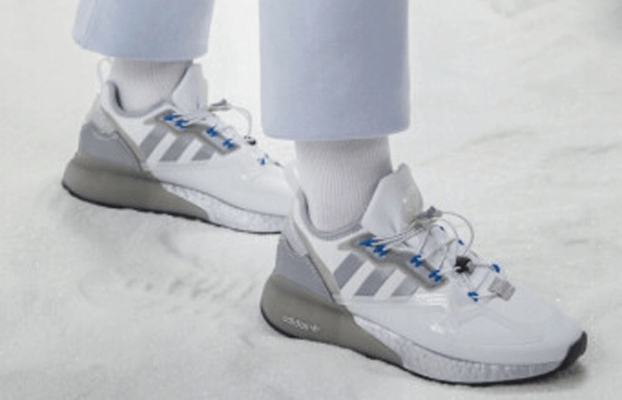 Giày Adidas ZX 2K Boost 'Silver White' GY1208 - Ảnh 3