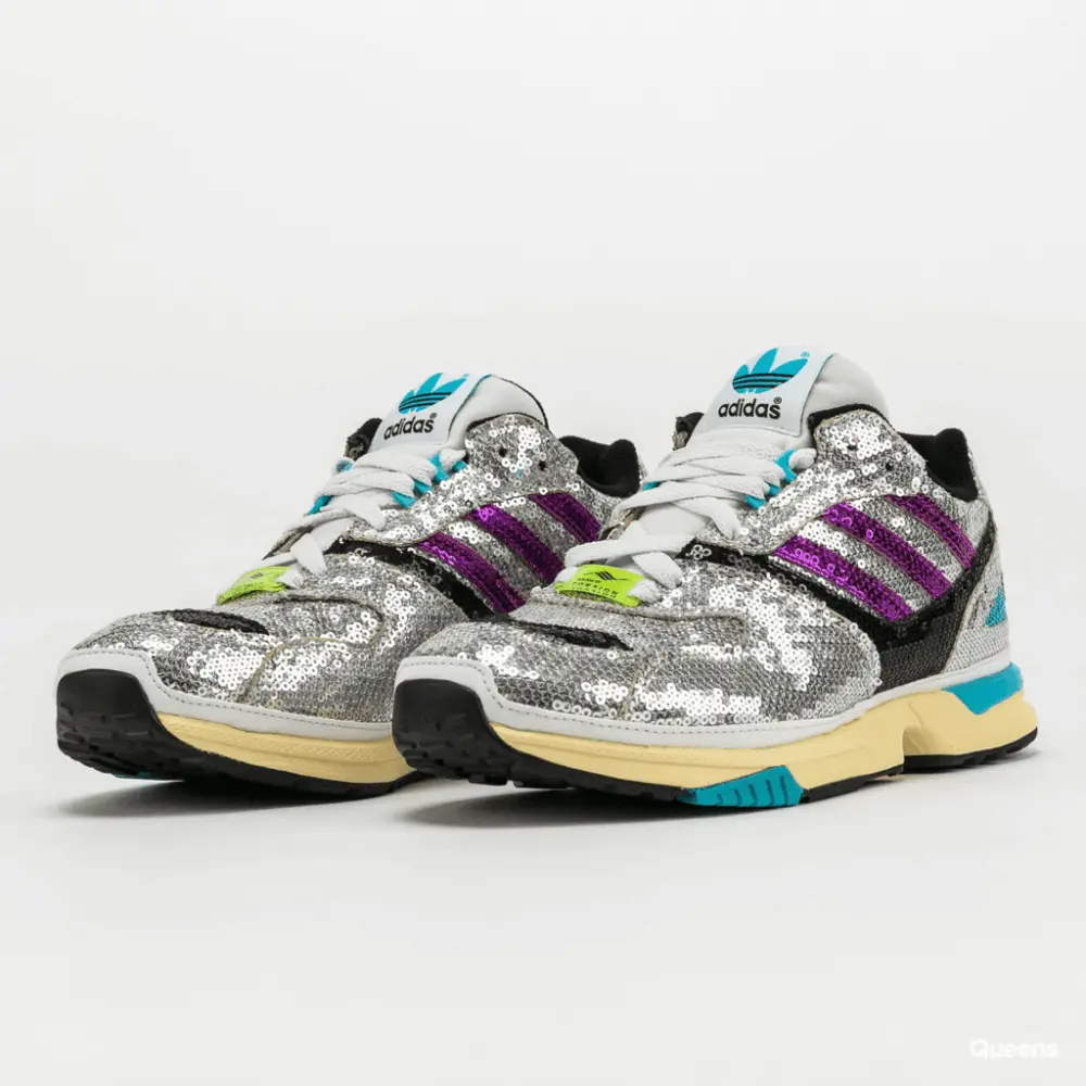 Giày Adidas ZX 4000 'Silver Blue Purple' FY4826 - Ảnh 3