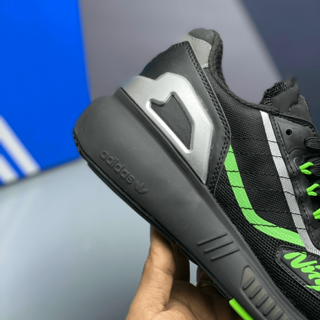 Giày Adidas ZX 5K Boost 'Kawasaki Ninja' GW3359 - Ảnh 5