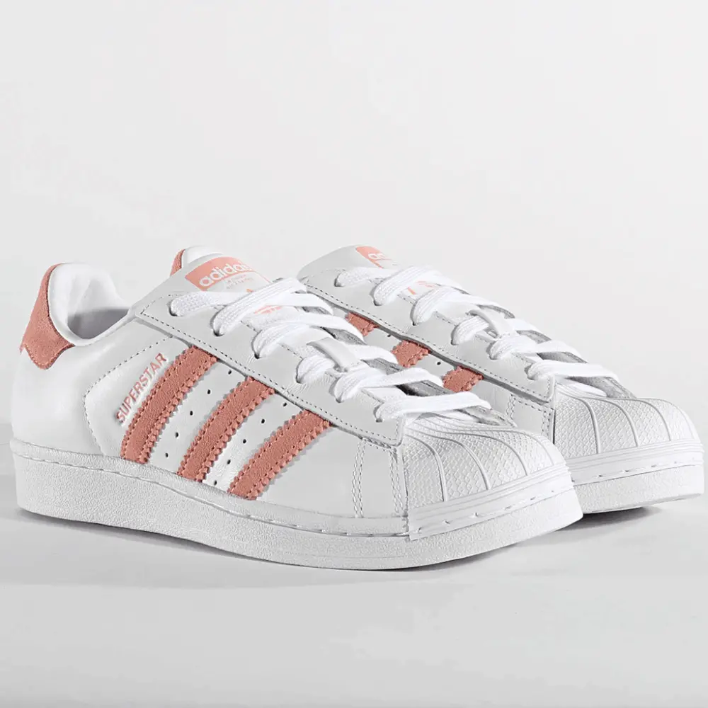 Alternative view of Giày Adidas Wmns Superstar 'White Glow Pink' EF9249