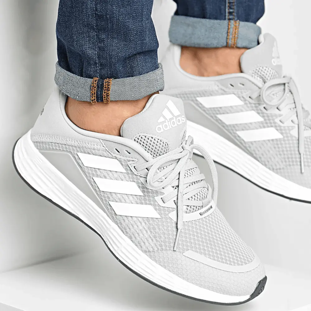 Alternative view of Giày Adidas Duramo SL 'Grey White' FW8677