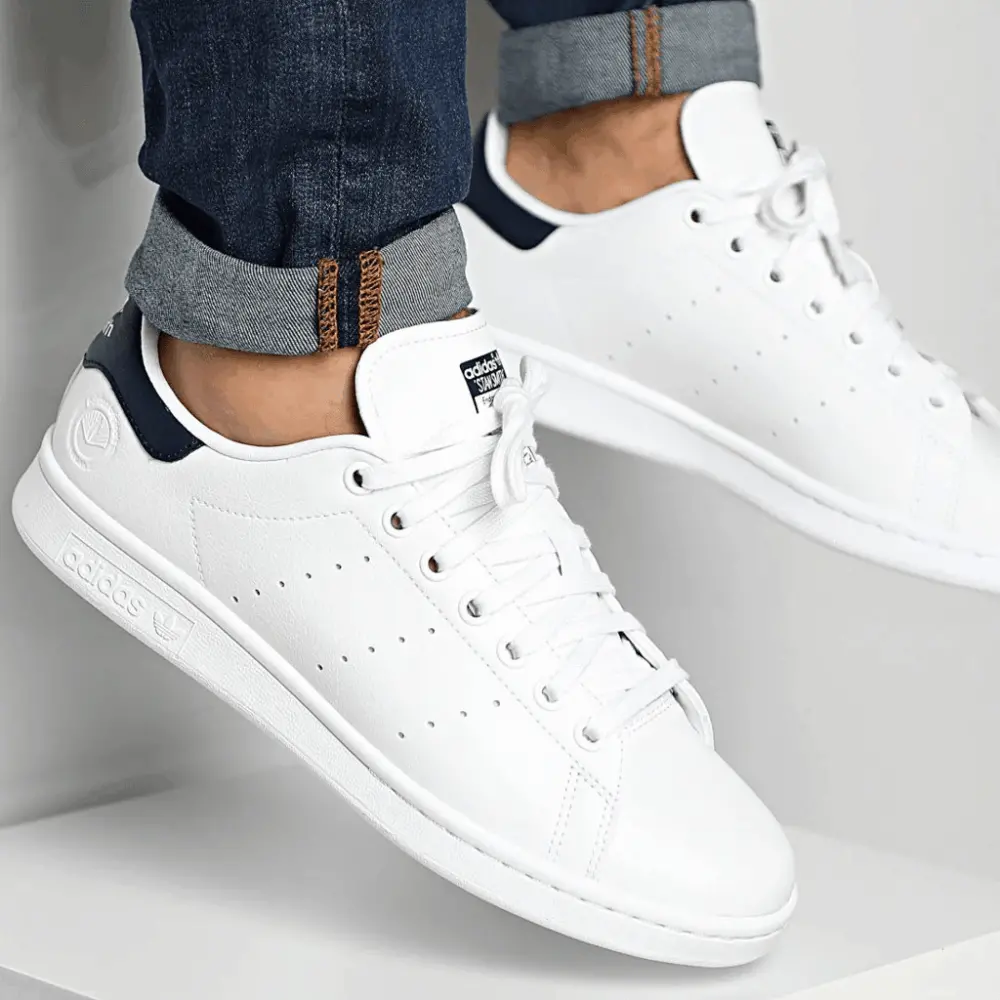 Giày Adidas Stan Smith Vegan Navy FU9611 - Ảnh 6