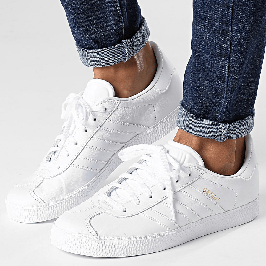 Giày Adidas Gazelle J 'White' BY9147 - Ảnh 6