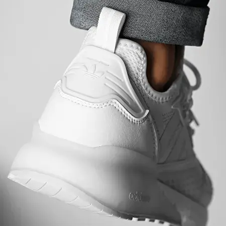 Giày Adidas ZX 2K Boost 'Triple White' GY2688 - Ảnh 5