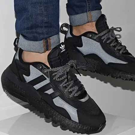Giày Adidas Nite Jogger 'Blackout' FZ3661 - Ảnh 5