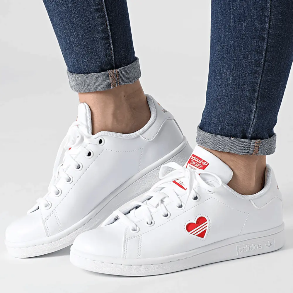 Giày Adidas Stan Smith J 'Valentine's Day' FY4481 - Ảnh 3