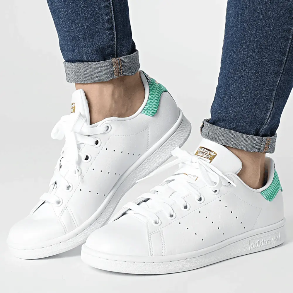 Giày Adidas Stan Smith 'Cloud White Green' H05055 - Ảnh 3