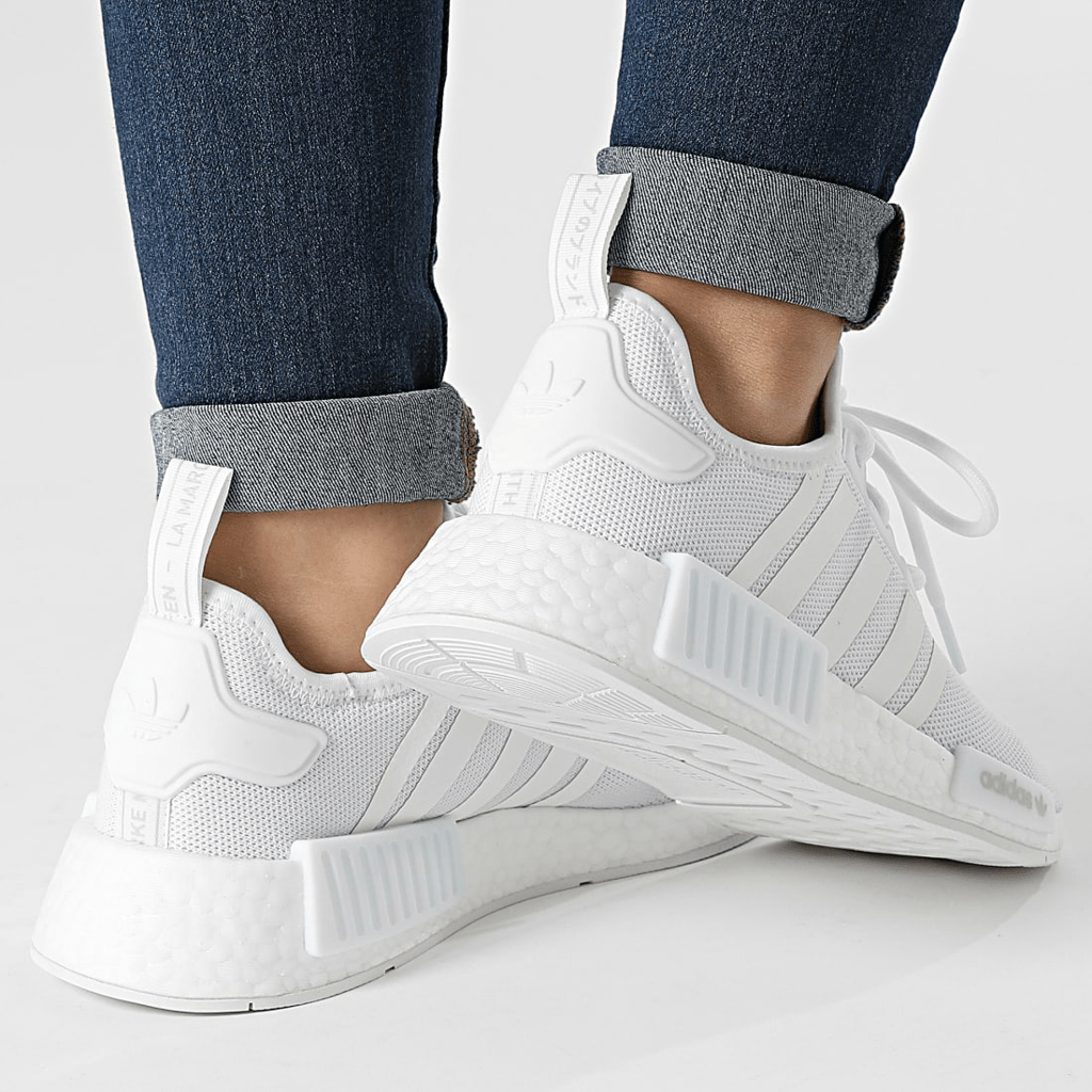 Giày Adidas NMD R1 Refined J 'White Grey' H02334 - Ảnh 4
