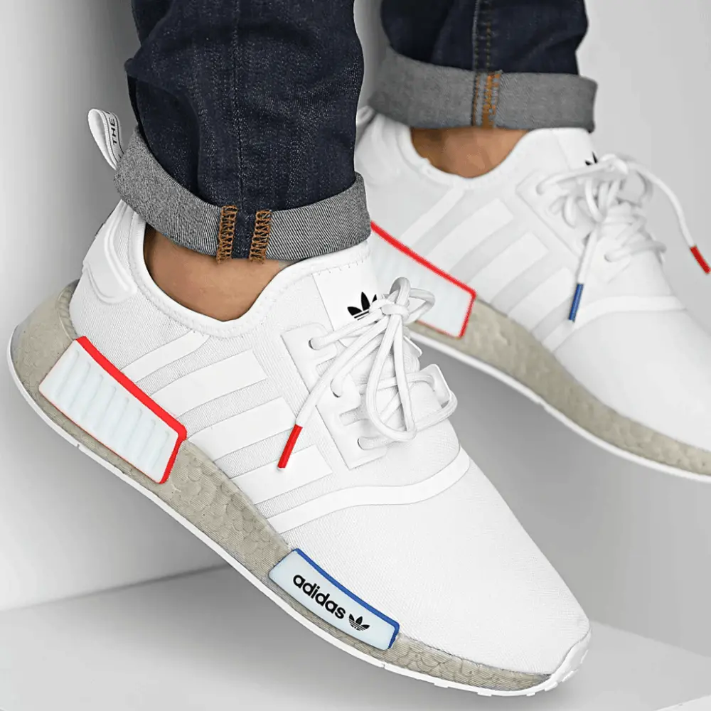 Giày Adidas NMD R1 'White Grey' GX9525 - Ảnh 4