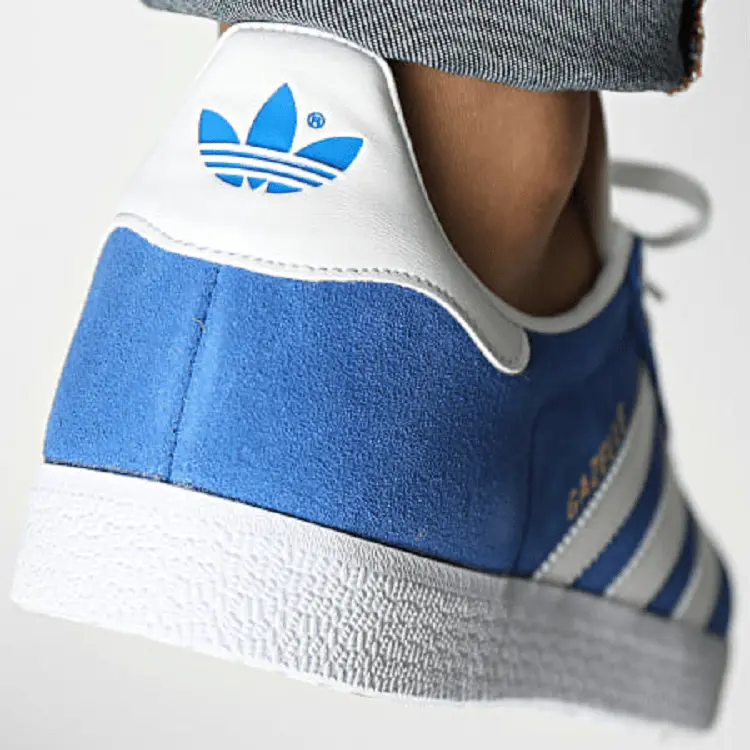 Giày Adidas Gazelle 'Blue Cloud White Gold Metallic' GX2207 - Ảnh 7