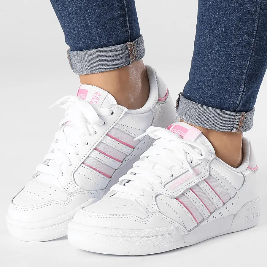 Alternative view of Giày Adidas Continental 80 Stripes 'White Clear Pink' GX4433