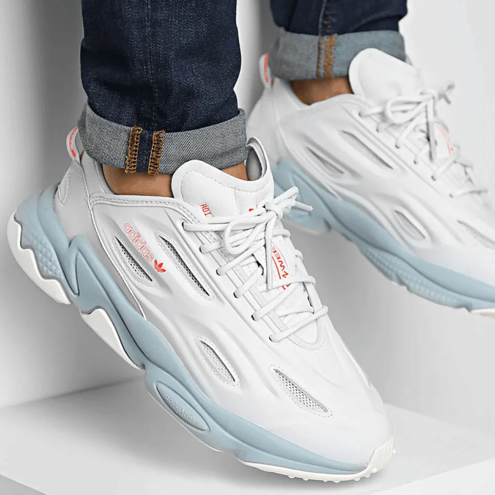Alternative view of Giày Adidas Ozweego 'Celox Grey' GX1863