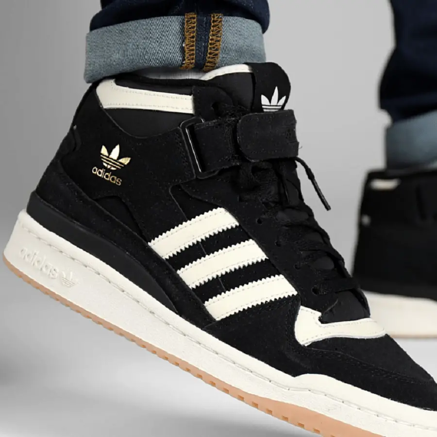 Giày Adidas Forum Mid ‘Black Cream Gum’ FZ6252 - Ảnh 6
