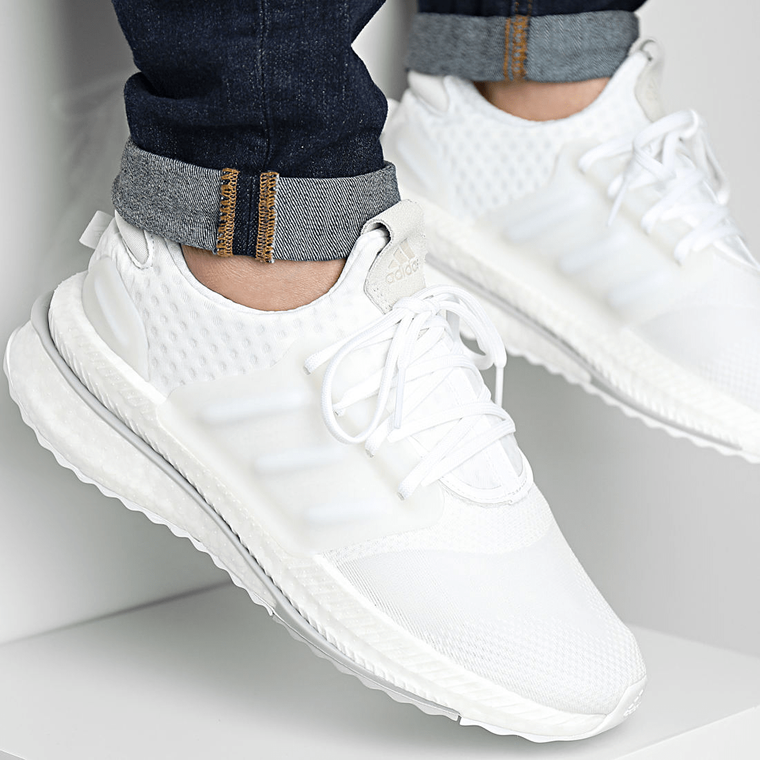 Giày Adidas X PLRBOOST 'Triple White' HP3130 - Ảnh 2